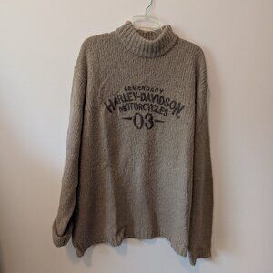 Harley-Davidson Motorcycle Turtle Neck Sweater (XXL)